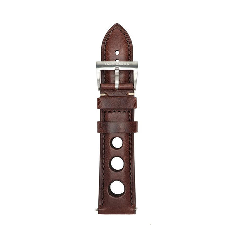Jack Mason | Brown Leather Racing Strap 22mm