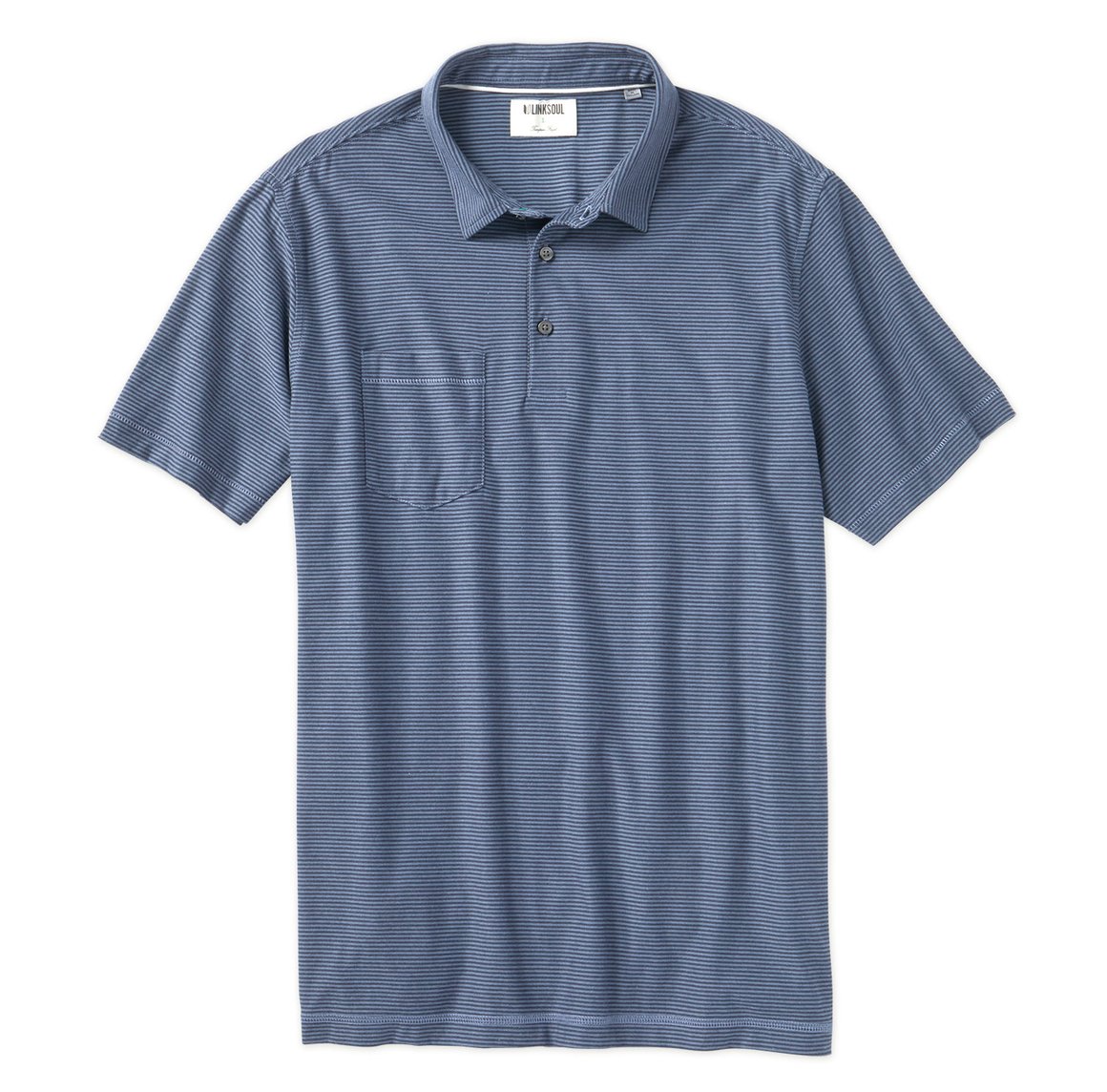 Linksoul | Martin Stripe Short Sleeve Polo