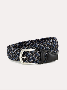 Andersons | Black/Blue Woven Textile Belt