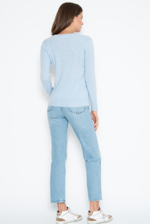 One Grey Day | Tenley Long Sleeve Cashmere Pullover